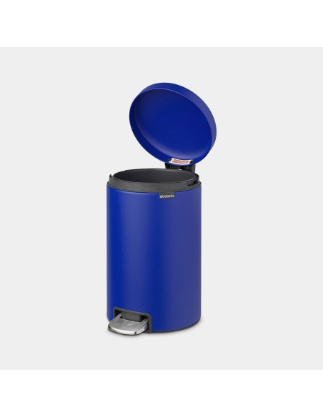 BRABANTIA 206863 Pedal Bin Newicon, 12 litara, kanta za otpad, mineral powerful blue