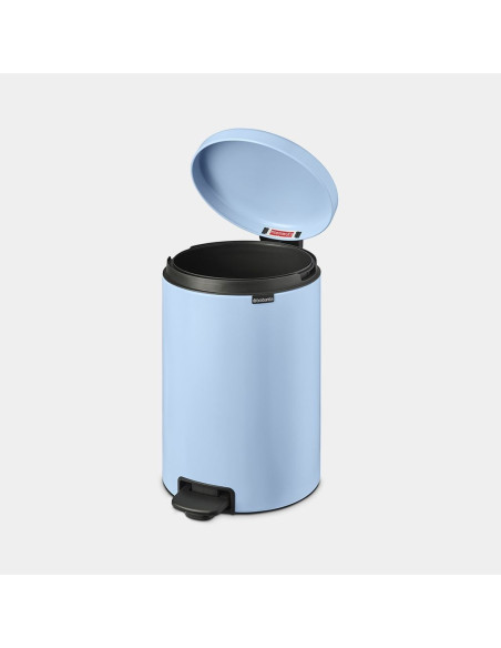 BRABANTIA 202544 Pedal Bin Newicon, 20 litara, kanta za otpad, dreamy blue