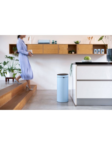 BRABANTIA 202728 Touch Bin New, 30 litara, kanta za otpad, dreamy blue