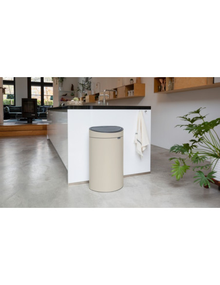BRABANTIA 200748 Touch Bin New, 40 litara, kanta za otpad, soft bež