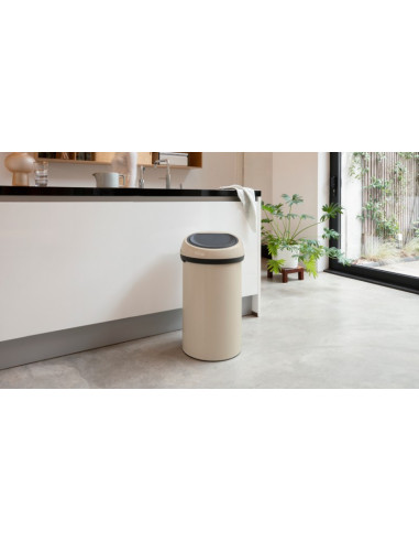 BRABANTIA 200762 TOUCH BIN, kanta za otpad, 60 litara, soft bež