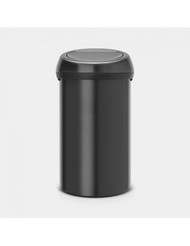 BRABANTIA 402562 TOUCH BIN, kanta za otpad, 60 litara, matt black/matt black poklopac