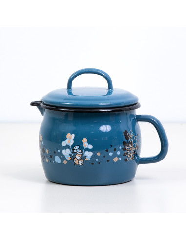 METALAC BLUE COOKING DELIGHT, lončić trbušasti sa kljunom 12 cm, 1.30 litara