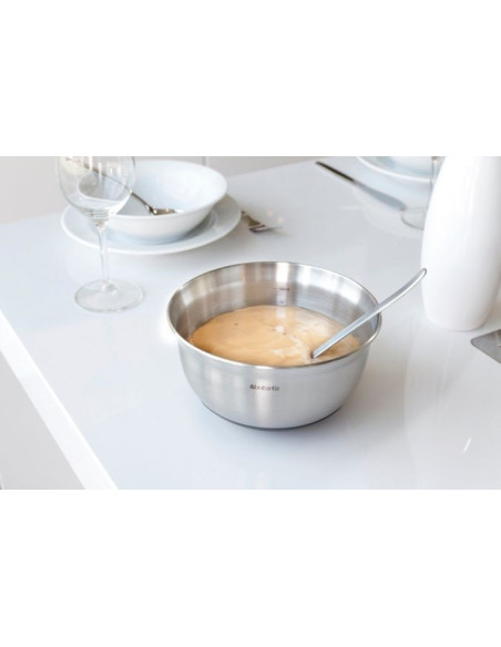 BRABANTIA 363849  posuda za miksanje , 1,6 l matt inox/crna