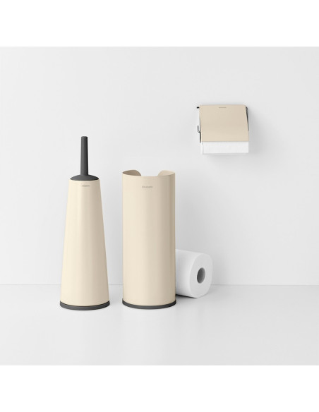 BRABANTIA trodijelni set za wc , četka, držač papira i stalak za 3 role papira