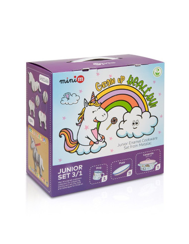 METALAC MINI M dječiji set UNICORN 3/1
