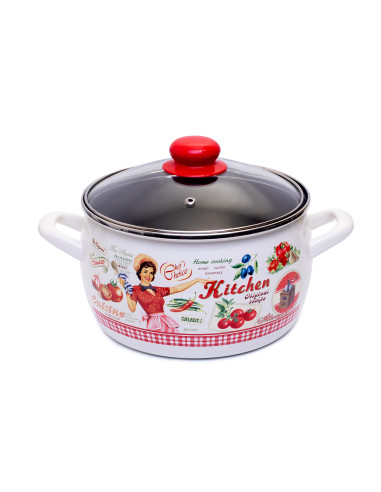 METALAC RASPJEVANA KUHARICA, duboki emajlirani lonac 3,1 litara, promjer 18 cm