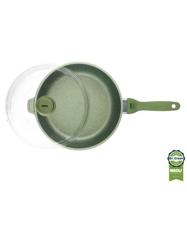 RISOLI` Dr. GREEN duboka  tava sa staklenim poklopcem, 28 cm, nije za INDUKCIJU