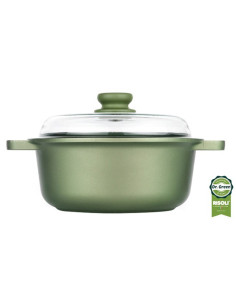 RISOLI` Dr. GREEN lonac sa staklenim poklopcem, 20 cm, nije za  INDUKCIJU