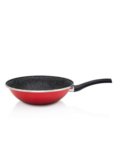METALAC GRANIT INDUCTION wok 28 cm, crveni METALAC GRANIT INDUCTION wok 28 cm, crveni