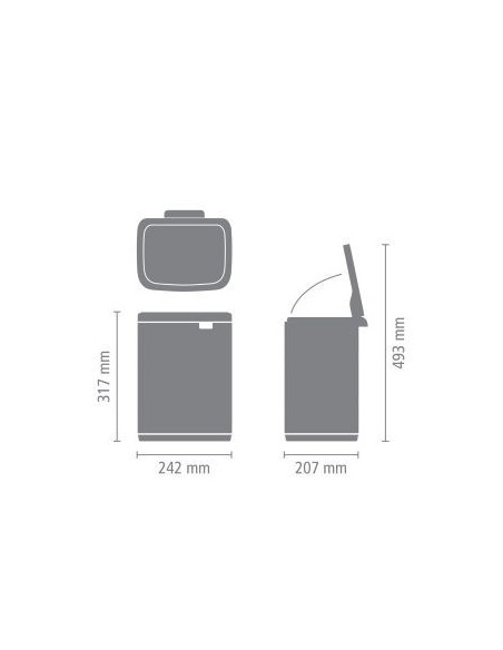 BRABANTIA pravokutne kante za otpad u Saturo doo