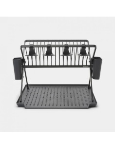 BRABANTIA 139482 sklopivi stalak za sušenje posuđa, tamno sivi 2