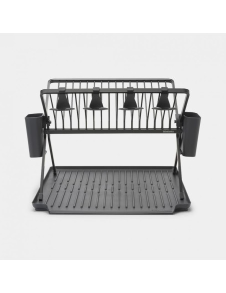 BRABANTIA 139482 sklopivi stalak za sušenje posuđa, tamno sivi BRABANTIA 139482 sklopivi stalak za sušenje posuđa, tamno sivi