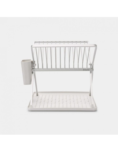 BRABANTIA 139383 sklopivi stalak za sušenje posuđa svijetlo sivi