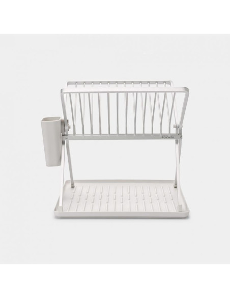 BRABANTIA 139383 sklopivi stalak za sušenje posuđa svijetlo sivi
