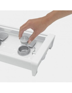 BRABANTIA 477164 grijač hrane, bijeli sa sivim grillom 2