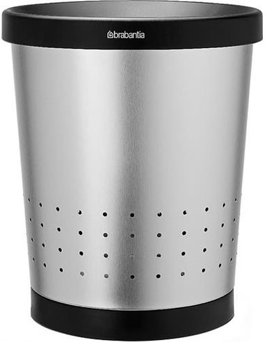 BRABANTIA 364341 Waste Paper Bin, 11 litara, kanta za papir, matt steel