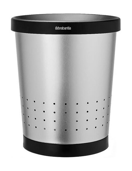BRABANTIA 364341 Waste Paper Bin, 11 litara, kanta za papir, matt steel