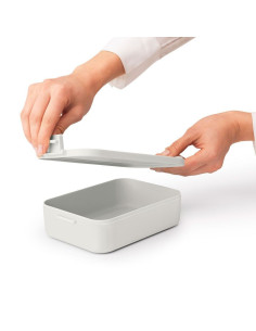 BRABANTIA 202568  prenosna kutija za hranu, svijetlo siva, 1.1 litara