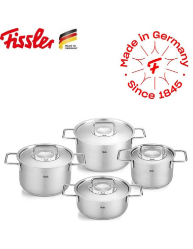 FISSLER Pure Collection 4-dijelni set lonaca inox ,086-114-04-000/0