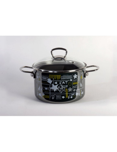 METALAC METLINE LIGHT lonac duboki emajlirani 24 cm, kapacitet 6,75 litara