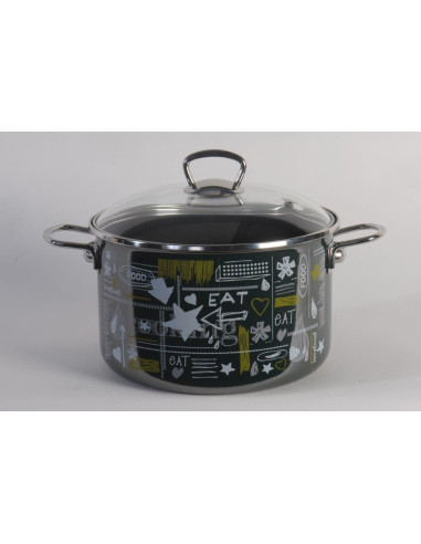 METALAC METLINE LIGHT lonac duboki emajlirani 24 cm, kapacitet 6,75 litara