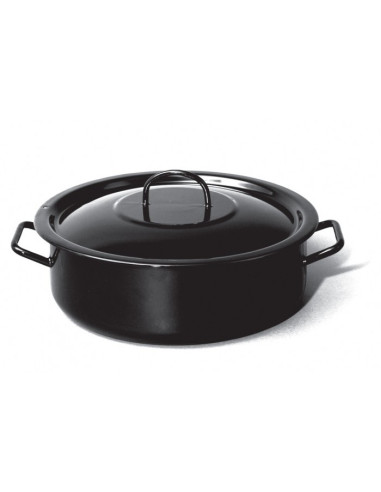 METALAC MASIV plitka posuda + poklopac emajlirani, 48 cm promjer, 30.00 litara