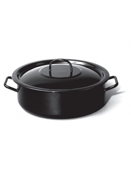 METALAC MASIV plitka posuda + poklopac emajlirani, 48 cm promjer, 30.00 litara METALAC MASIV plitka posuda + poklopac emajlirani, 48 cm promjer, 30.00 litara