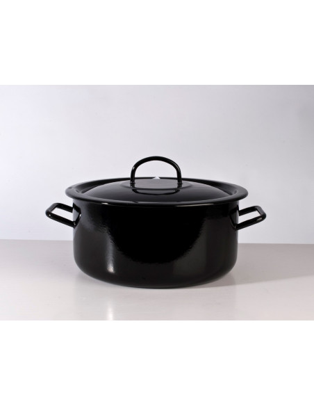 METALAC MASIV duboka posuda + poklopac emajlirani, 38 cm promjer, 20.00 litara