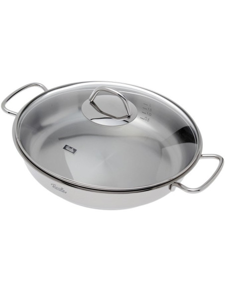 FISSLER ORIGINAL PRO-COLLECTION tava za serviranje sa staklenim temperiranim poklopcem, promjer 28 cm, 3.0 litara FISSLER ORIGINAL PRO-COLLECTION tava za serviranje sa staklenim temperiranim poklopcem, promjer 28 cm, 3.0 litara