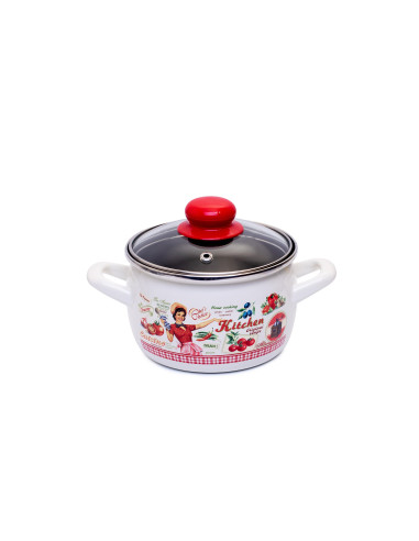 METALAC RASPJEVANA KUHARICA, duboki emajlirani lonac 1.55 litara, promjer 14 cm